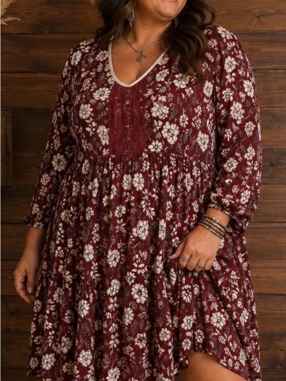 Torrid floral midi dress Sz. 0 16/18